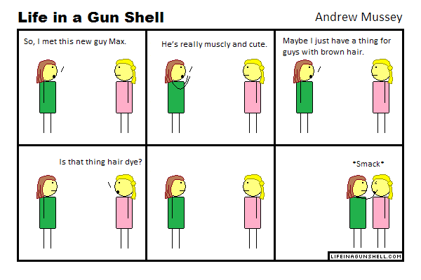 I really have a thing for brown hair...